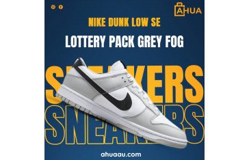 Limited Edition Nike Dunk Low SE Lottery Pack in Grey Fog Now at Ahua