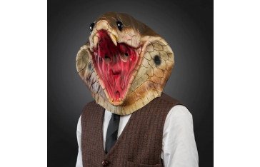 Check out the one-of-a-kind Cobra Halloween Snake Mask for Halloween