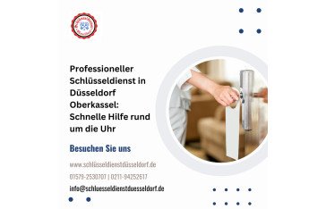 Professioneller Schlüsseldienst in Düsseldorf Oberkassel: Schnelle Hilfe rund um die Uhr