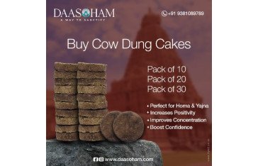 Organic cow dung for agnihotra