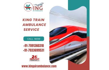 Gain King Train Ambulance Service in Lucknow at an affordable price