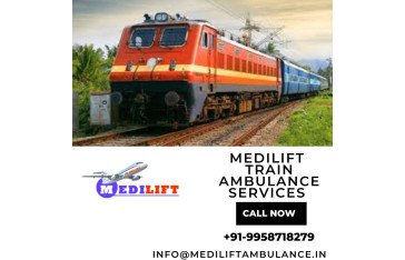 Book Train Ambulance in Lucknow Offered by Medilift Train Ambulance with ICU Setup