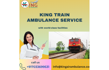 Hire King Train Ambulance Service In Siliguri With 100% Safe Patient Transfer