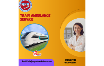 Hire MPM Train Ambulance Service In Allahabad  For Emergency Medical Transport