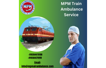 Select MPM Train Ambulance Service In Siliguri With Unique ICU Setup