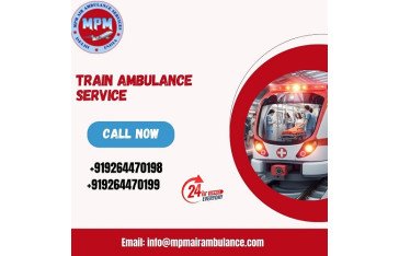 Select MPM Train Ambulance Services in Allahabad with advanced medical facilities