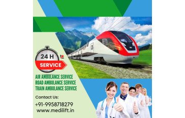 Medilift Train Ambulance in Guwahati – Superior and Dependable