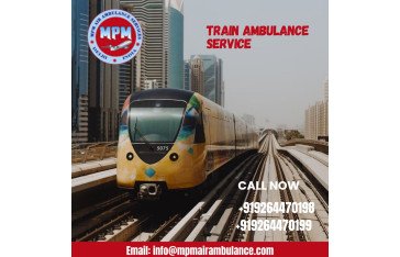 Get MPM Train Ambulance Services in Allahabad with World - Class Ventilator support