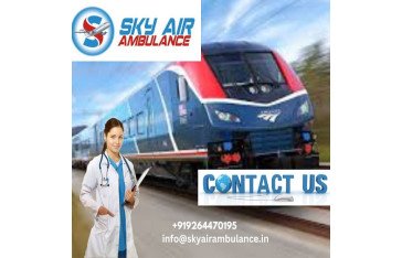 Take Masterly Train Ambulance with MD Doctor in Guwahati