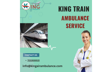 Choose King Train Ambulance Service in Varanasi With Cardiac Monitors