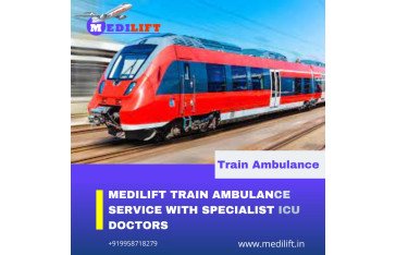 Medilift Train Ambulance Service in Guwahati – Safe and Dependable