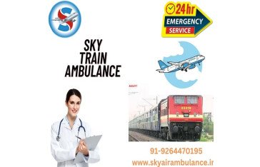 Book India's Fastest and Comfy Train Ambulance Service in Guwahati by Sky