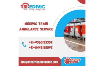 Select Medivic Train Ambulance Service in Siliguri with World – Class Medical Facilities