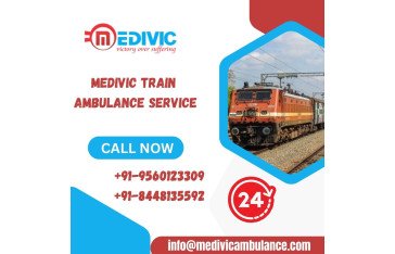 Choose Medivic Train Ambulance Service with complete Medical assistance in Ranchi