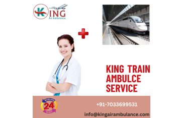 Choose King Train Ambulance In Ranchi Transfers Patients With Comfort And Safety