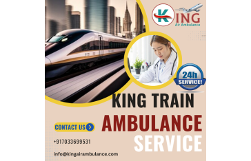 Get King Train Ambulance Service In Varanasi With Life Saving MD Doctor Team