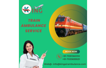 Avail King Train Ambulance In Patna With Advance CCU Facilities