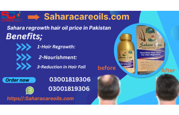 Sahara regrowth hair oil price in Sialkot 03001819306