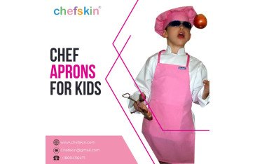 Buy the easy-to-wash, lightweight, and durable CHEF APRONS FOR KIDS