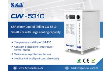 Water Cooled Chiller System CW-5310 High Efficiency ±0.1℃ Control Accuracy