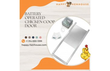 Find a battery operated chicken coop door that best protects your chickens